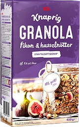 Granola Fikon & hasselnötter 450g ICA