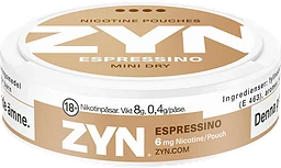 Nikotinpåse Espresso 8g 1-p Zyn