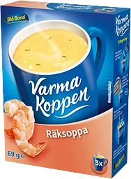 Räksoppa 3 portioner Varma Koppen