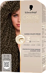 Hårfärg 6-16 Cool Ash Light Brown 1-p Creme Supreme