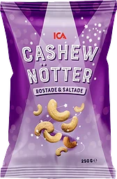 Cashewnötter salta 250g ICA