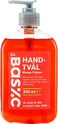 Flytande handtvå Mango & papaya l 500ml ICA Basic