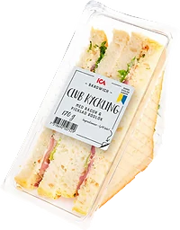 Sandwich Club Kyckling med Bacon och Rödlök 170g ICA