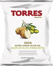 Chips Extra Virgin Olivolja ca 125g Torres