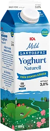Yoghurt Mild Naturell Laktosfri 3% 1l ICA
