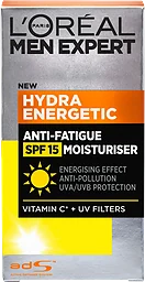 Ansiktskräm Hydra Energetic SPF 15 Moisturizer 50ml Men Expert