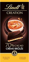 Ckokladkaka Creation Creme Brulee 70% Dark 140g Lindt