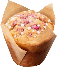 Muffins Hallon & vit choklad 100g Schulstad Bakery Solutions