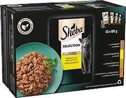 Kattmat Fågel 1.02kg 12-p Sheba