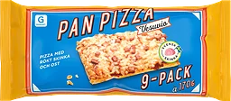 Vesuvio Pan Pizza Frysta/9-pack