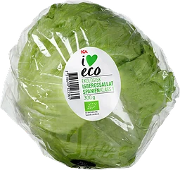 Isbergsallat Ekologisk 300g Klass 1 ICA I love