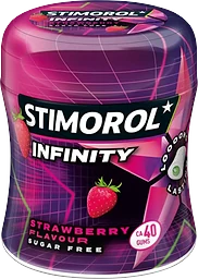 Tuggummi Sockerfri Infinity Strawberry/Lime 88g Stimorol