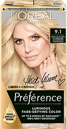 Hårfärg Viking Ash Blonde 9.1 1-p Préférence