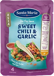 Stir Fry Sauce Sweet Chili Garlic 100g Santa Maria
