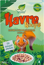 Havre Hoops Glutenfri Ekologisk 350g Naturens skafferi