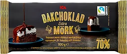 Bakchoklad Extra Mörk 70% 100g ICA