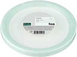 Tallrik 22Cm Flat med Dekor
