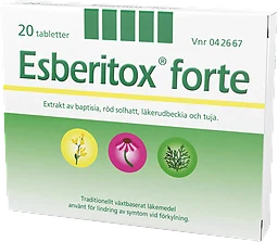 Läkemedel växtbaserat vid förkylning 20-p Esberitox