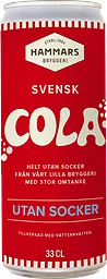 Cola Svensk Sockerfri 330ml Hammars Bryggeri