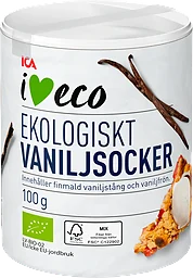 Vaniljsocker Ekologiskt 100g ICA I love eco