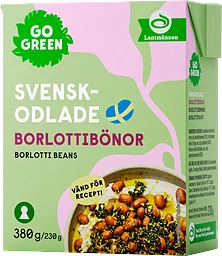 Borlottibönor Svenskodlade 380g GoGreen