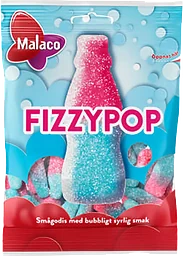 Godis Fizzypops 80g Malaco