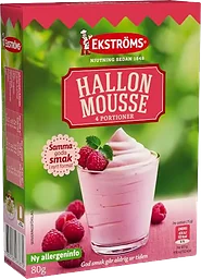 Hallonmousse