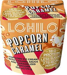 Glass Popcorn Caramel 350ml LOHILO