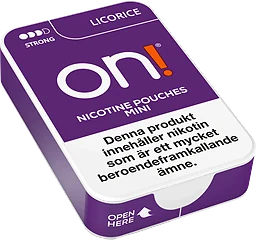 On! Licorice 6mg 6.4g