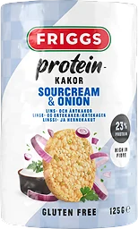 Proteinkakor Sourcream & Onion 125g Friggs