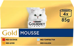 Kattmat Mixade smaker 4-p 340g Gourmet