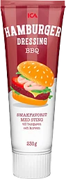 Hamburgerdressing BBQ 230g ICA
