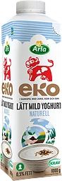 Lättyoghurt Mild Naturell Ekologisk 0,5% 1000g Arla Ko®