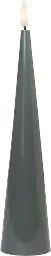 LED Ljus cone grön 22 cm ICA