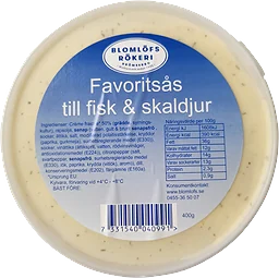 Favoritsås fisk & skaldjur 400g Blomlöfs Rökeri
