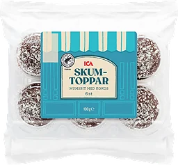 Skumtoppar Kokos 6-p 100g ICA