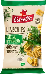Linschips Dill & Gräslök 110g Estrella