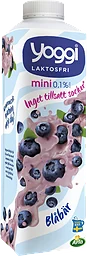 Yoghurt Mini Blåbär 0,1% Laktosfri 1000g Yoggi®