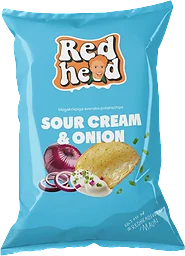 Chips Sour Cream & Onion 150g Redhead