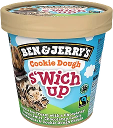 Glass Cookie Dough S''Wich Up 465ml Ben & Jerrys