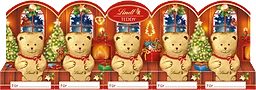 Chokladnallar Teddy Jul Mini 5-p