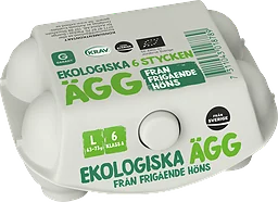 Ägg 6p Frigående Large Eko