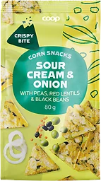 Majssnacks Sour cream & onion