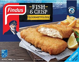 Fish & crisp gourmetfil 480 g Findus