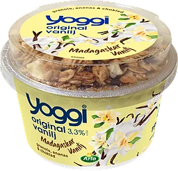 Vanilj Yoghurt med Granola
