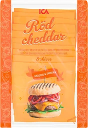 Röd Cheddar skivad 160g ICA