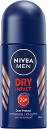 Deodorant Roll On Dry Impact 50ml Nivea men