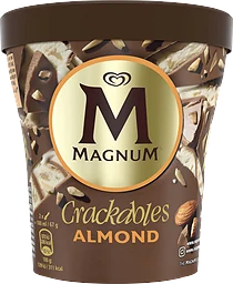 Glass Crackables Almond