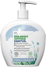 Handtvål Vitsippa & Äppelblom 250ml ICA Hjärtat EKO