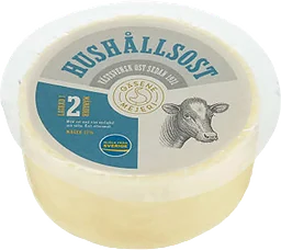 Hushållsost 17% ca 1000g Gäsene Mejeri
